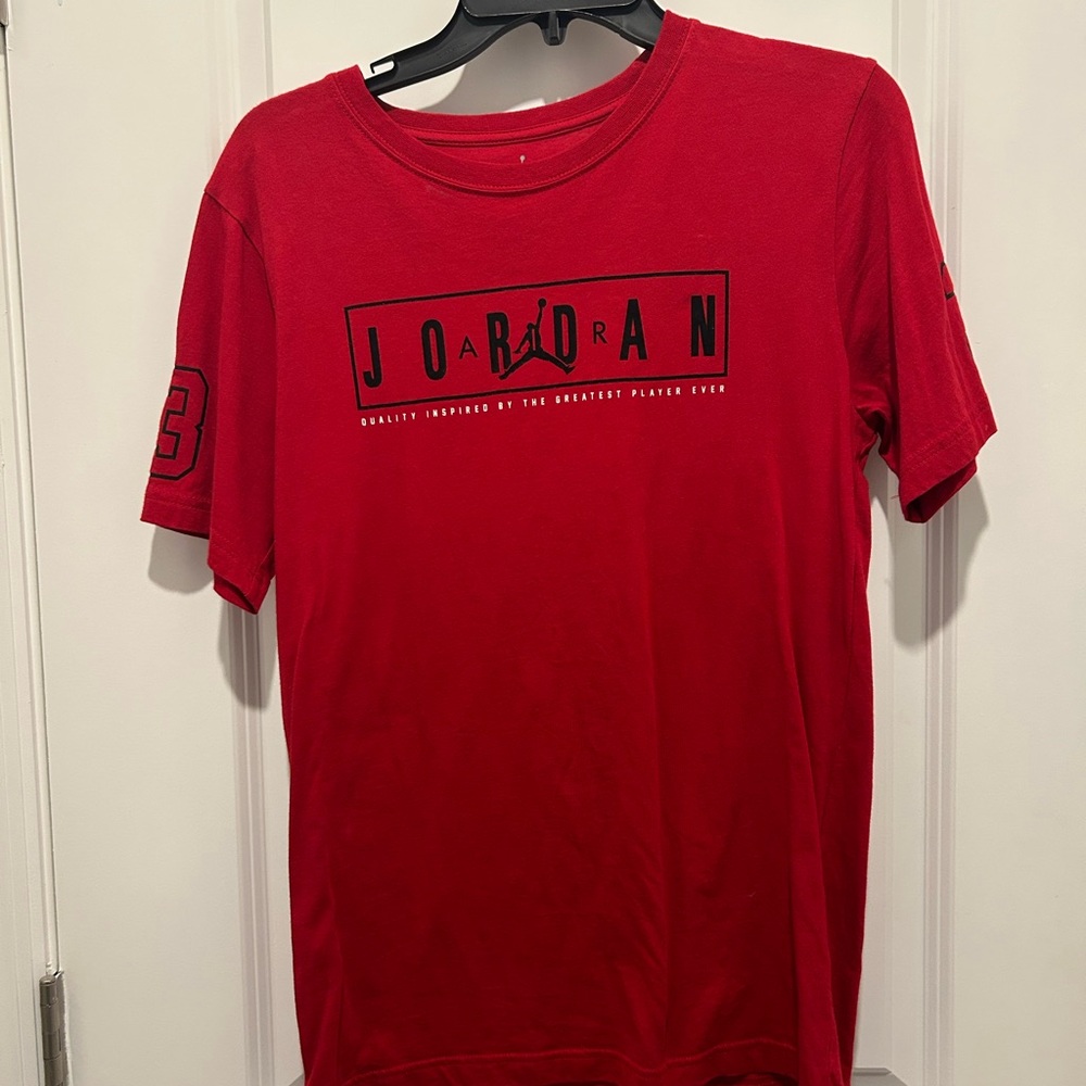 Jordan Red Short Sleeve Tee